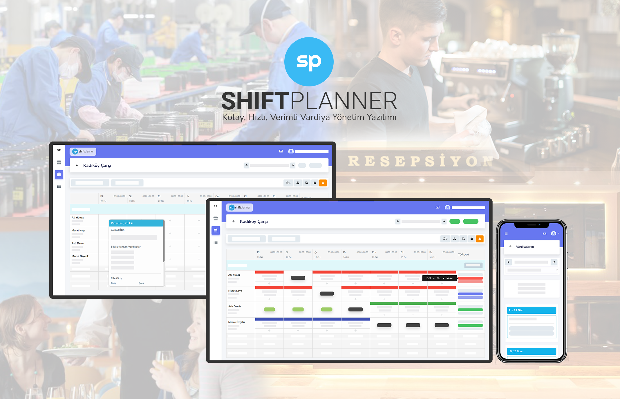 Shiftplanner - Kolay, Hızlı ve Verimli Vardiya Yönetim Yazılımı